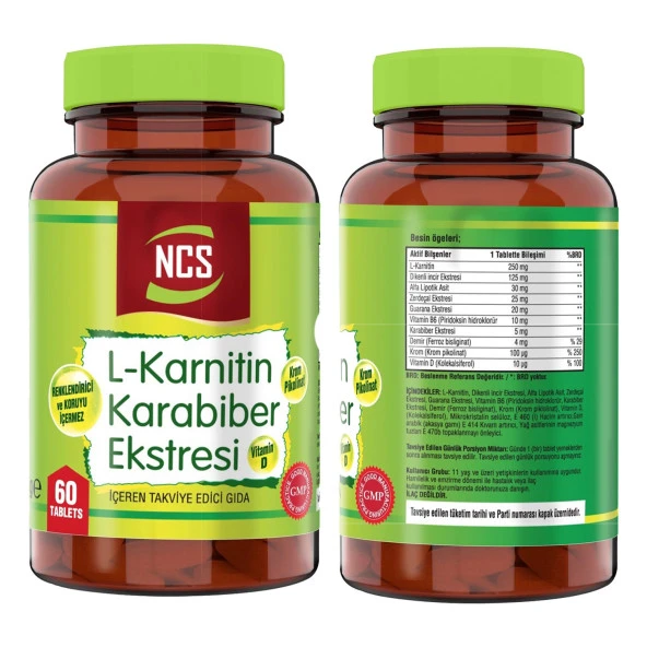 Nevfix Vitamin D3-K2 120 Tablet L-Carnitine Karabiber Extreli 60 Tablet - 2