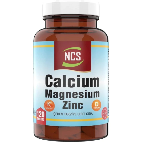 Ncs Calcium Magnesium Çinko D k Kalsiyum Vitamin 120 Tablet