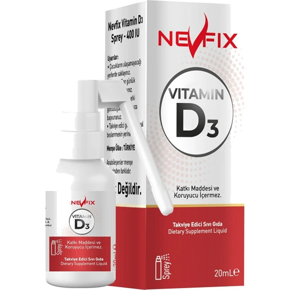 Ncs L-Carnitine Karabiber Extreli 120 Tablet Nevfix Vitamin D3 Sıvı Sprey - 3