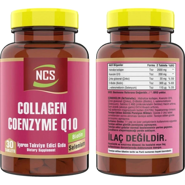 Ncs Saw Palmetto 1000 Mg Pumpkin Biotin Zinc Complex 120 Tablet   Collagen Coenzyme Q10 Biotin Zinc Selenium 30 Tablet - 3