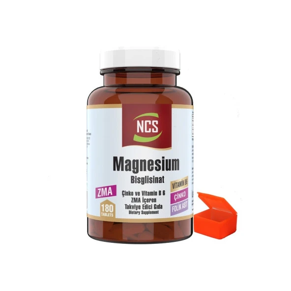 Ncs Magnesium Bisglisinat Zma 180 Tablet + Hap Kutusu