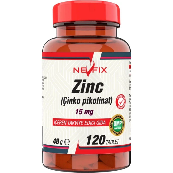 Nevfix Çinko 120 Tablet