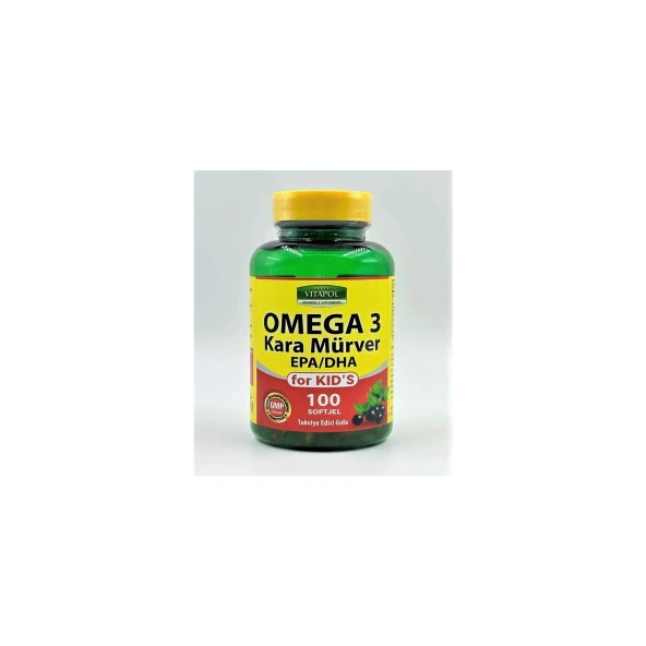 Vitapol Kids Çocuk Omega 3 Karamürver 100 Kapsül