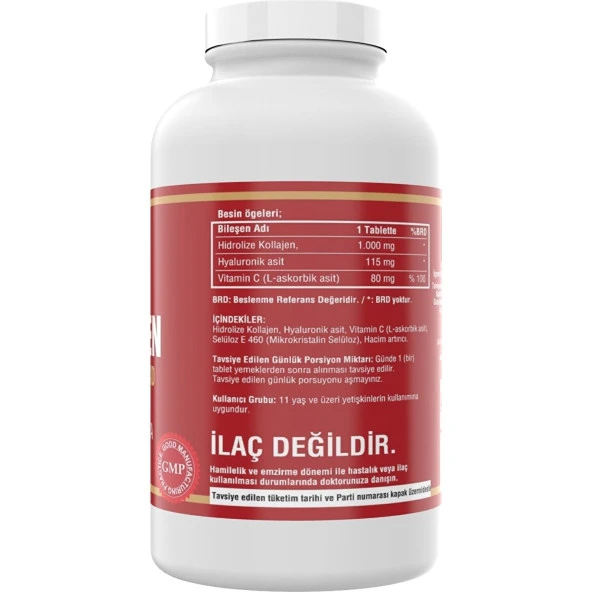 Ncs Collagen Hyaluronic Acid 300 Tablet   Ncs Berberis Vulgaris 120 Tablet - Resim 4