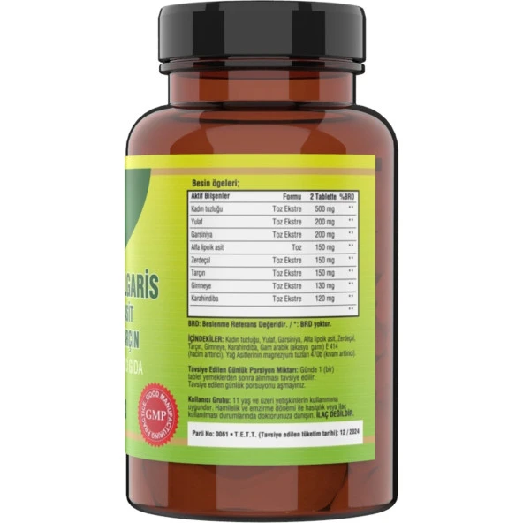 Ncs Collagen Hyaluronic Acid 300 Tablet   Ncs Berberis Vulgaris 120 Tablet - Resim 5