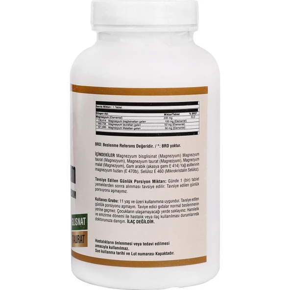 Ncs Magnesium 180 Tablet - Resim 2