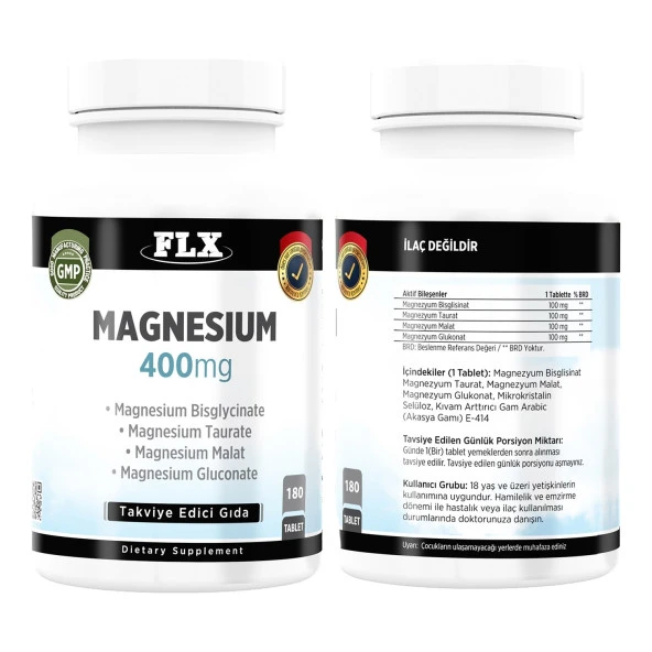 Flx Magnesium Malat 180 Tablet   Nevfix Vitamin D3-K2 120 Tablet - Resim 3