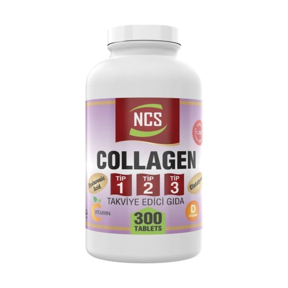 Ncs Collagen Kollajen 1000 Mg Tip 1-2-3 Vitamin C -300 Tablet ürün görseli