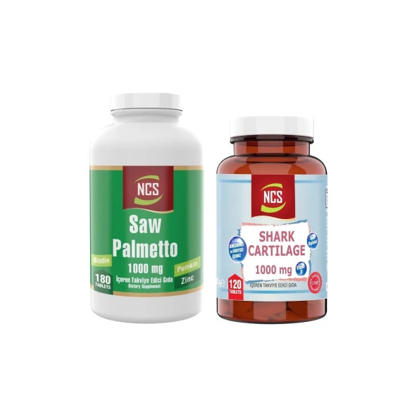 Ncs Saw Palmetto 180 Tablet   Ncs Shark CARTILAGE120 Tablet