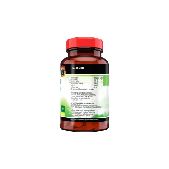 Flx Glucosamine Chondroitin Msm Hyoluronic Zerdeçal 60 Tablet - Resim 2