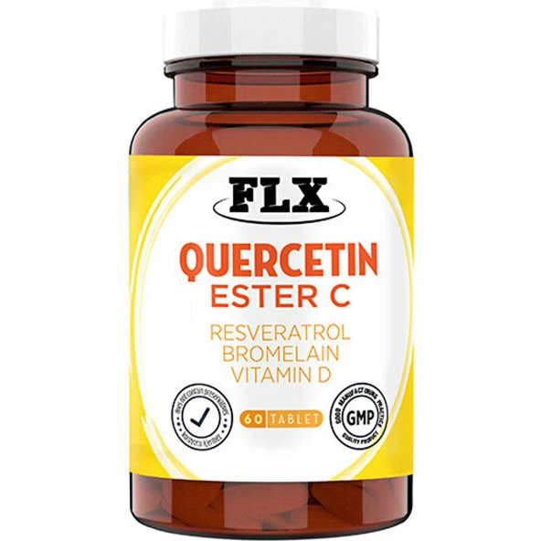 Flx Kuersetin Ester C Resveratrol ve Bromelain 60 Tablet ürün görseli