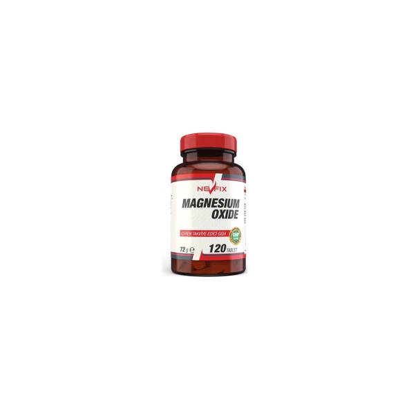 Nevfix Magnesium Oxide Magnezyum 250 Mg 120 Tablet + Nevfix Vitamin D3 400 Iu 20 ml Sprey - Resim 3