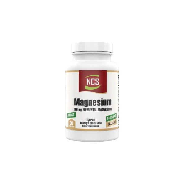 Ncs Magnesium 200 Mg Malat Taurat Glisinat 90 Tablet