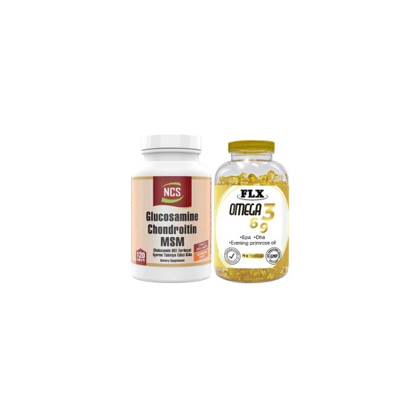 Ncs Glucosamine Msm Type Ll Collagen 120   Flx Omega 3-6-9 90 Tablet