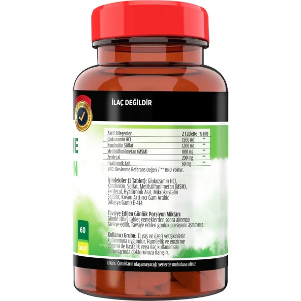 Flx Glucosamine Chondroitin Msm 60 Tablet + Ncs Vitamin C Çinko Propolis 120 Tablet - 5