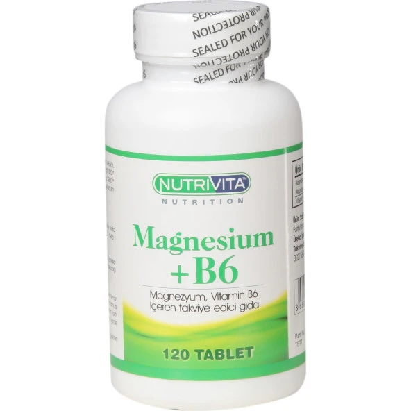 Nutrivita Magnesium + B6 120 Tablet