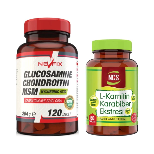 Ncs Glucosamine Chondroitin Msm 120 Tablet + L-Karnitine 60 Tablet