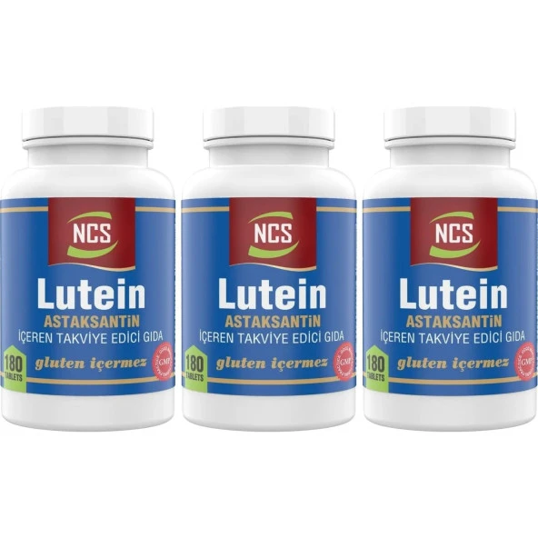 Ncs &reg Lutein 15 Mg Astaksantin 12 Mg 3 Kutu 540 Tablet
