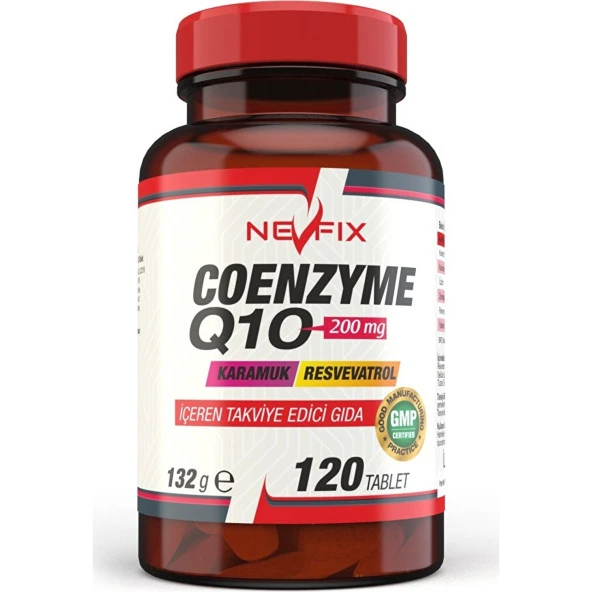 Nevfix Coenzyme Q10 200 Mg Koenzim Q10 120 Tablet 2 Kutu - Resim 2