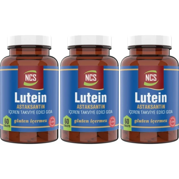 Lutein 15 Mg Astaksantin 12 Mg 3 x 60 Tablet 180 Tablet