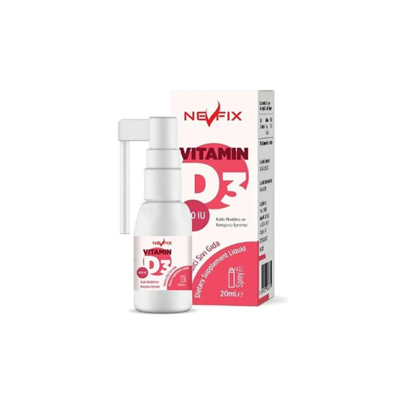 Nevfix Vitamin D3 400 Iu 20 Ml Sprey (Sıvı)