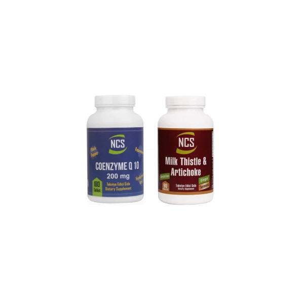 Ncs Milk Thistle Artichoke 90 Tablet Koenzim Q10 200 Mg 180 Tablet ürün görseli