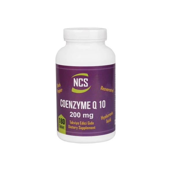 Ncs Coenzyme Q10 200 Mg 180 Tablet