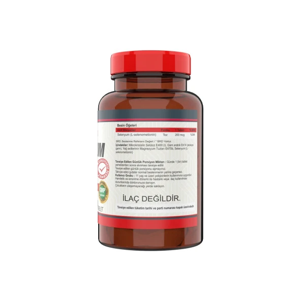 Nevfix Selenyum 200 Mcg  (2 Kutu)120 Tablet - Resim 2