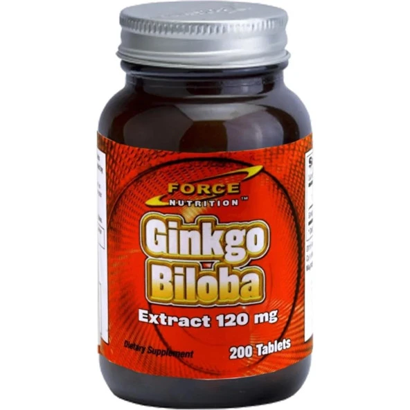 Force Nutrition Ginkgo Biloba 120 Mg 200 Tablet ürün görseli