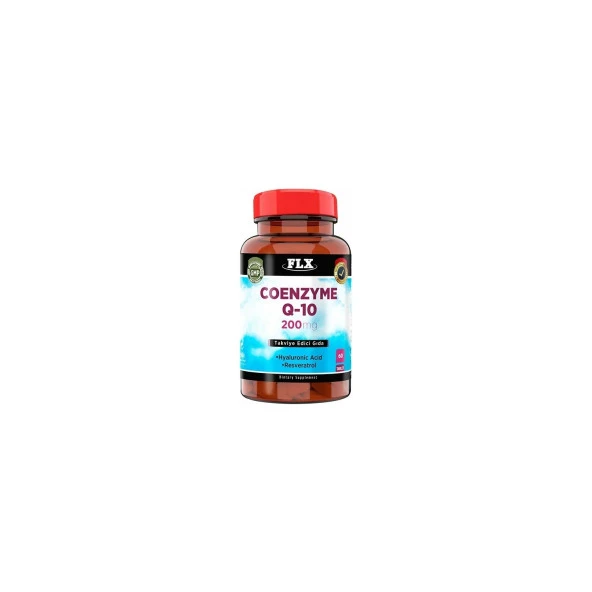 Flx Coenzyme Q-10 200 Mg Hyoluronic Acid Resveretrol 60 Tablet