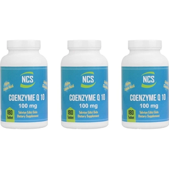 Ncs Coenzyme Q 10 100 Mg 3 Kutu 540 Tablet