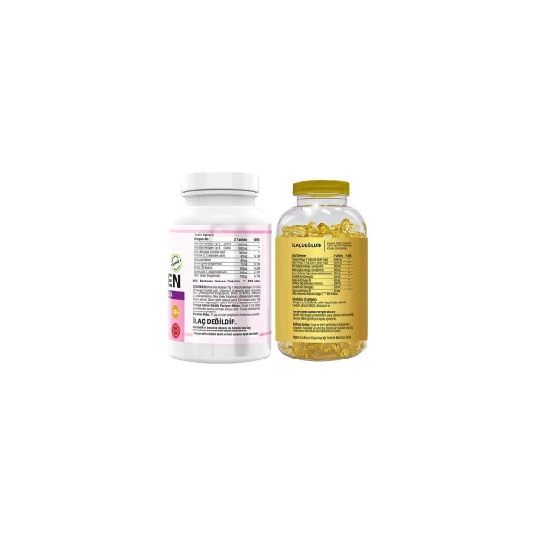 Ncs Balık Kollajen Type 1-3 180 Tablet  Flx Omega 3-6-9 90 Tablet - Resim 2