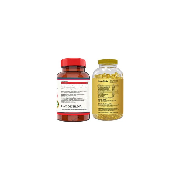 Nevfix Magnesıum Vitamin B-6 120 Tablet   Flx Omega 3-6-9 90 Tablet - Resim 2