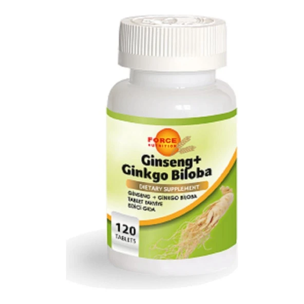 Force Nutrition Ginseng Ginkgo Biloba 120 Tablet