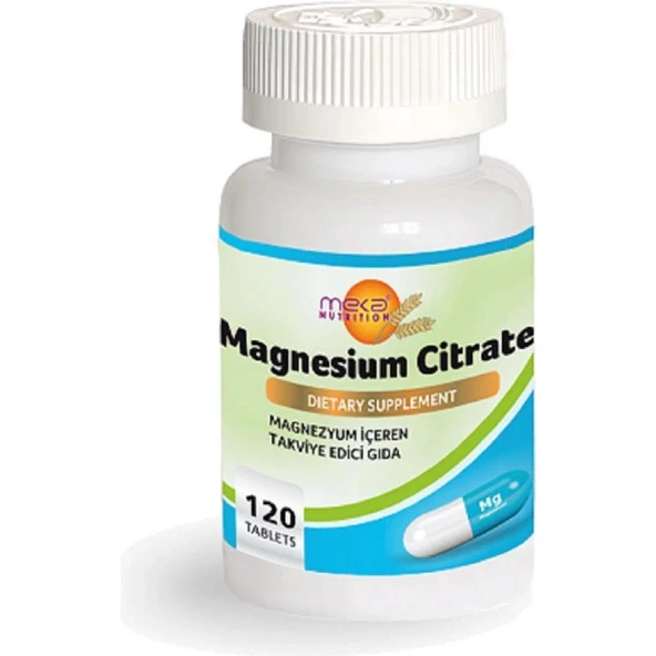Meka Nutrition Meka Nutiriton Magnezyum Sitrat 120 Tablet ürün görseli
