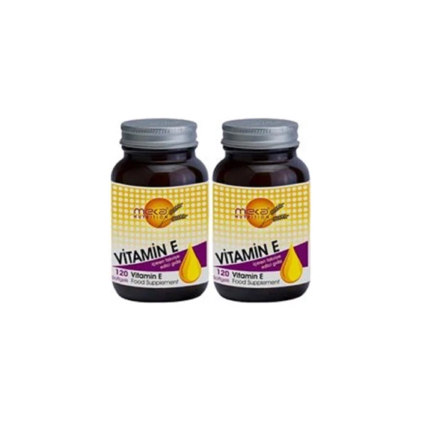 Meka Nutrition Vitamin E 120 Softgel 2 Kutu ürün görseli