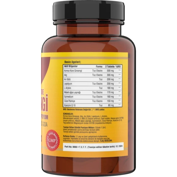 Nevfix Kırmızı Kore Ginseng 120 Tablet Nevfix Vitamin D3 400 Iu Sprey 20 ml - Resim 3