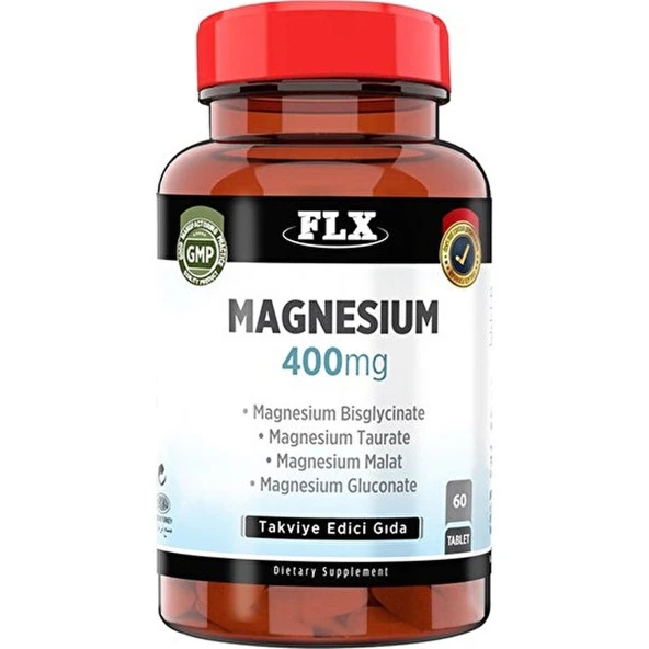 Bluewell Flx Magnezyum Bisglisinat Malat Taurat Glukonat 60 Tablet
