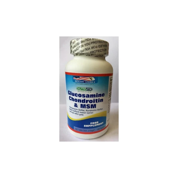 Nutrivita Glucosamine Chondroitin Msm 180 Tablet
