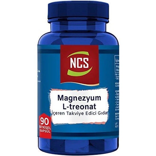 Ncs L-Threonate Vejeteryan 2 x 90 Bitkisel Kapsül - Resim 5