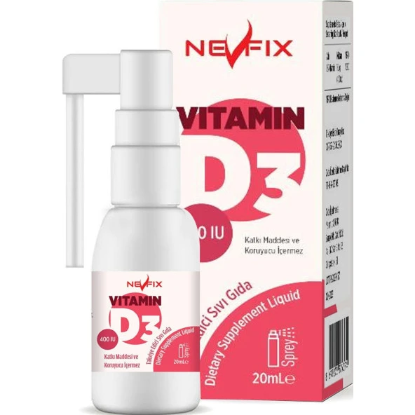 Flx Magnezyum Complex 400 Mg 60 Tablet  Nevfix Vitamin D3 400 Iu 20 ml - Resim 2