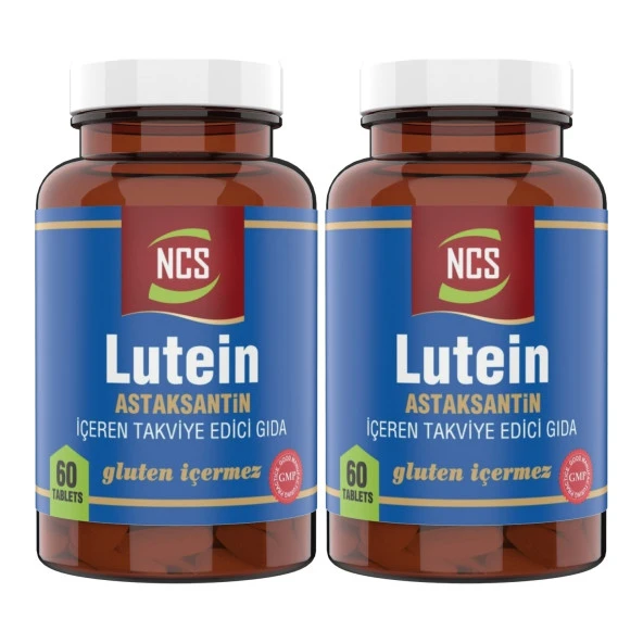 Ncs Lutein 15 Mg Astaksantin 12 Mg 2 x 60 Tablet 120 Tablet