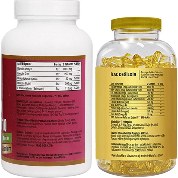 Ncs Collagen Selenium 300 Tablet   Flx Omega 3-6-9 90 Tablet - Resim 2