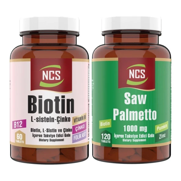 Ncs Saw Palmetto 120 Tablet Biotin Çinko 60 Tablet