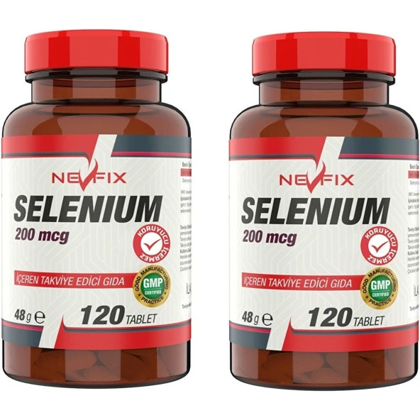 Nevfix Selenyum 200 Mcg 120 Tablet 2 Kutu ürün görseli