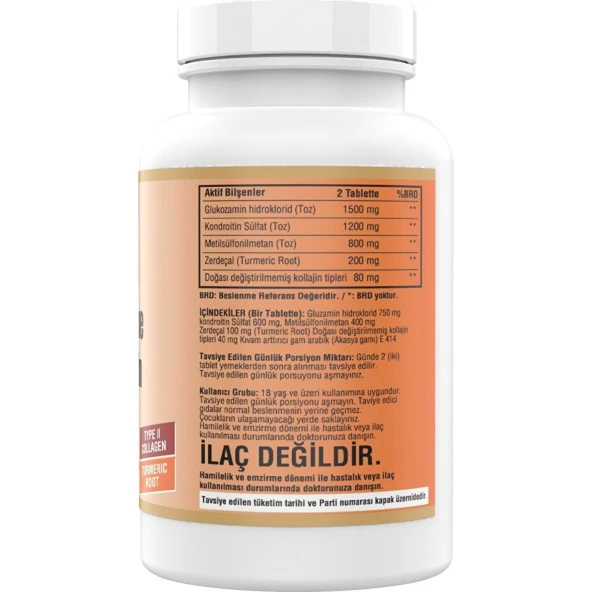 Ncs Glucosamine Chondroitin Zerdeçal 120 Tablet 2 Kutu - 2