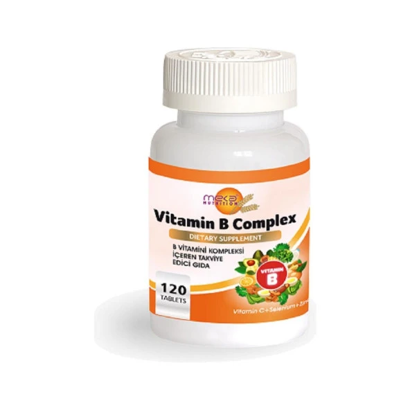 Meka Nutrition B Complex Vitamin C + Selenium + Zinc 120 Tablet