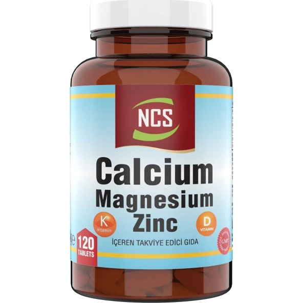Ncs &reg Calcium Magnesium Çinko D k 3 x 120 Tablet Kalsiyum Magnezyum Çinko - Resim 3