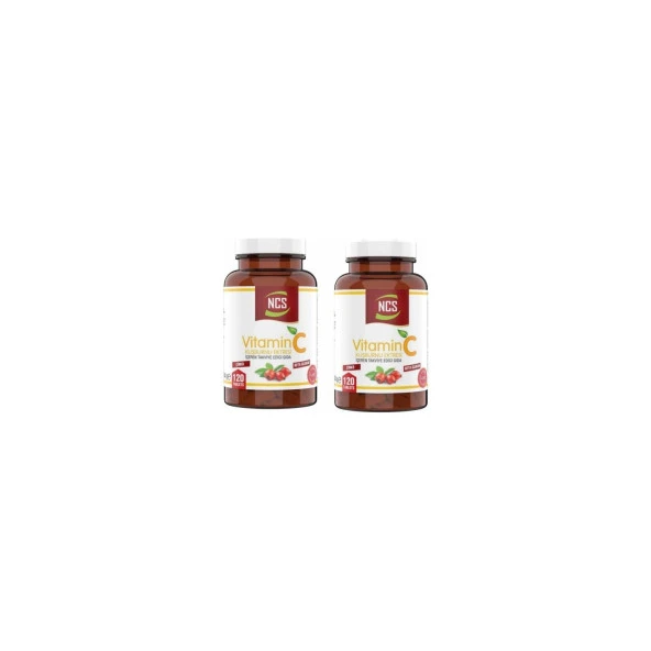 Ncs Vitamin C 1000 mg 2 Kutu 240 Tablet Beta Glukan Çinko Rose Hips
