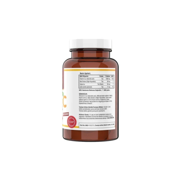 Ncs Vitamin C 1000 mg 2 Kutu 240 Tablet Beta Glukan Çinko Rose Hips - 2